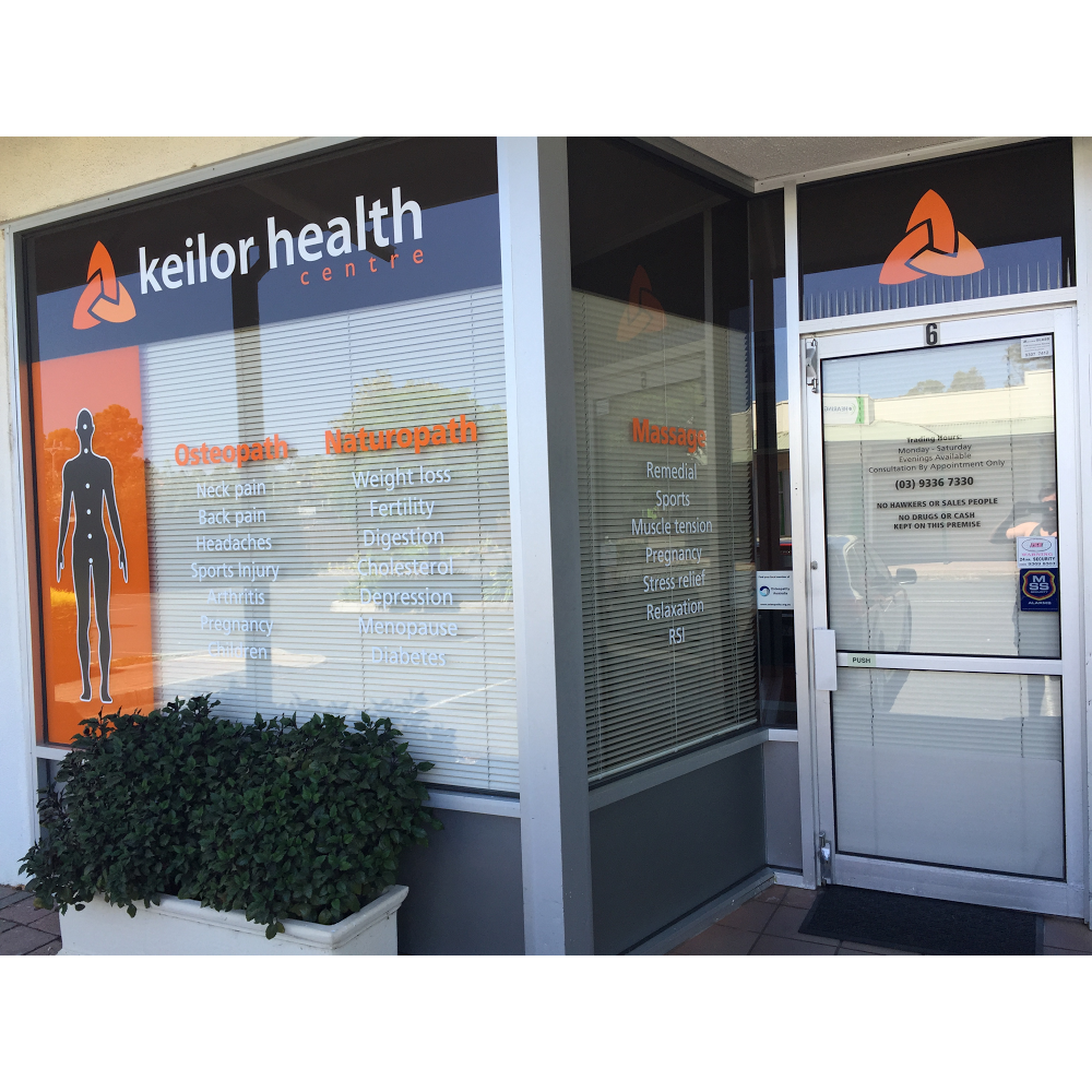 Keilor Health Centre - Osteopaths, Myotherapy, Dry needling and  | physiotherapist | 6/19-23 Arabin St, Keilor VIC 3036, Australia | 0393367330 OR +61 3 9336 7330