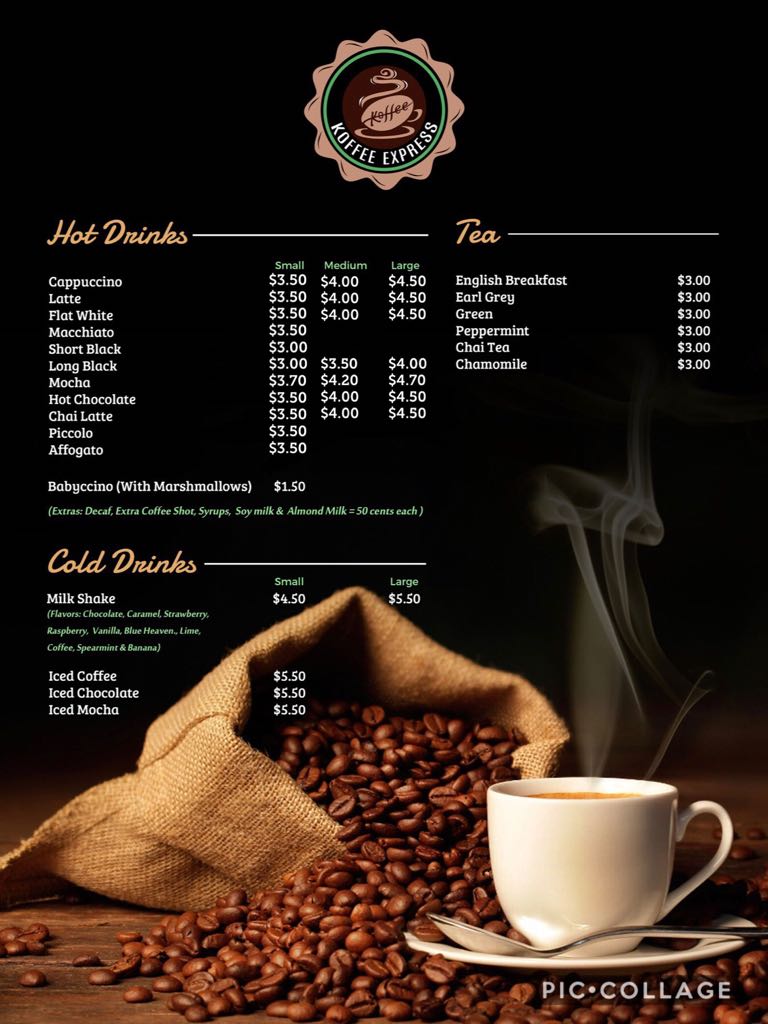 Koffee Express | cafe | 2/26 Cemetery Rd, Keilor East VIC 3033, Australia | 0393317380 OR +61 3 9331 7380