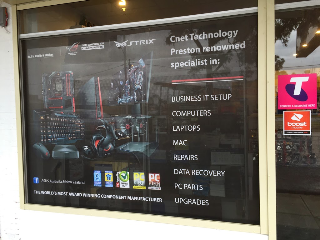 Cnet Technology Preston | electronics store | 143A Bell St, Preston VIC 3072, Australia | 0394168886 OR +61 3 9416 8886