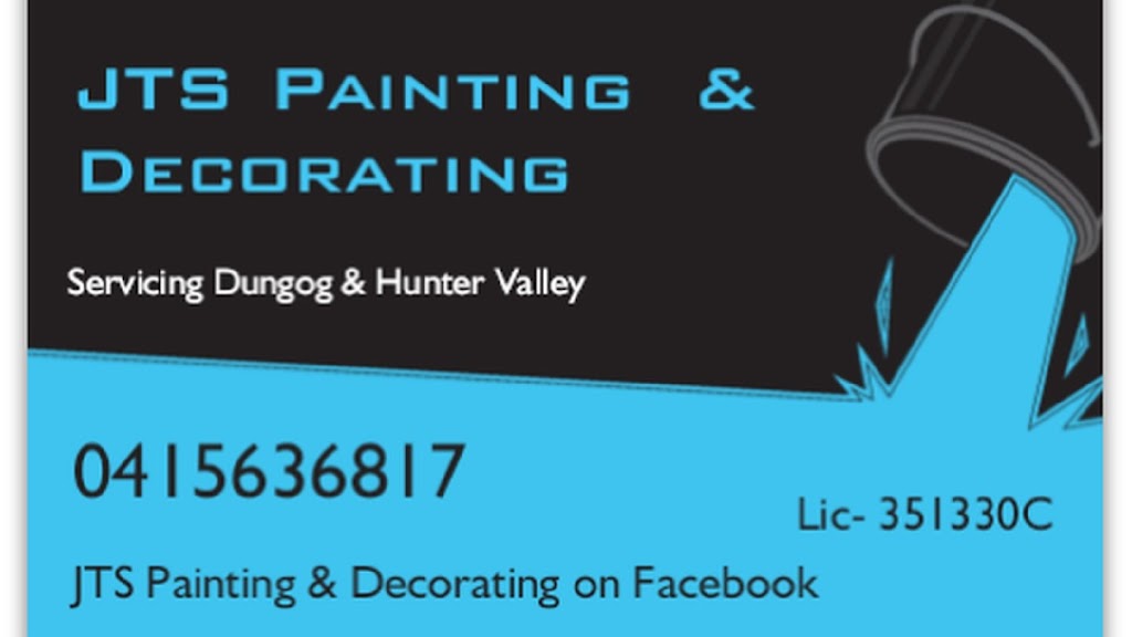 Jts painting & decorating |  | 68 Hooke St, Dungog NSW 2420, Australia | 0415636817 OR +61 415 636 817