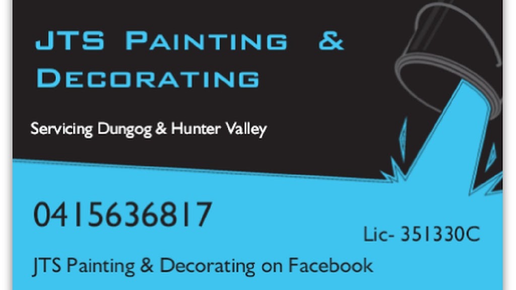 Jts painting & decorating | 68 Hooke St, Dungog NSW 2420, Australia | Phone: 0415 636 817