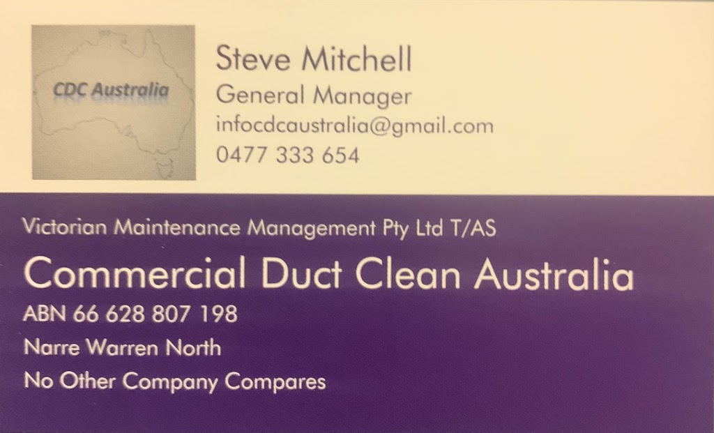 Commercial Duct Clean Australia |  | 405-411 Narre Warren N Rd, Narre Warren North VIC 3804, Australia | 0477333654 OR +61 477 333 654