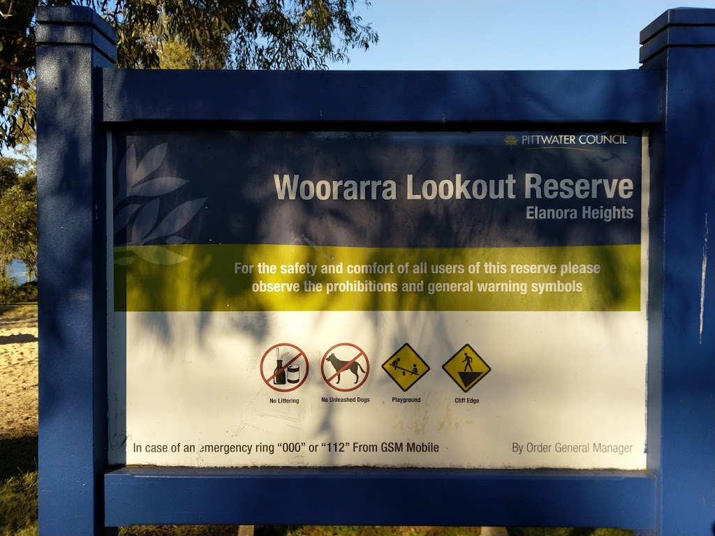 Woorarra Lookout Reserve | park | 212 Woorarra Ave, Elanora Heights NSW 2101, Australia