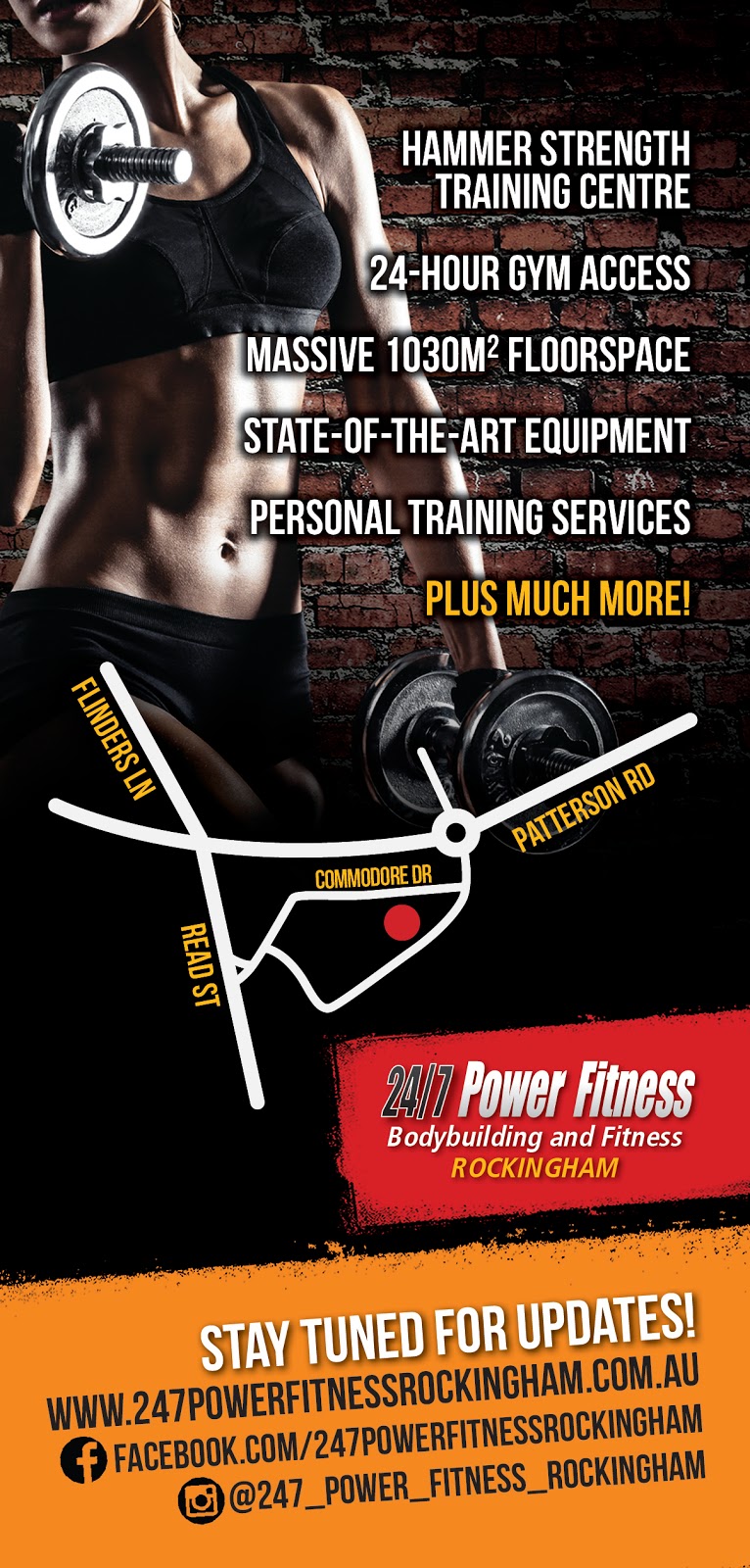 24/7 Power Fitness | gym | 2/14-16 Commodore Dr, Rockingham WA 6168, Australia | 0895276165 OR +61 8 9527 6165