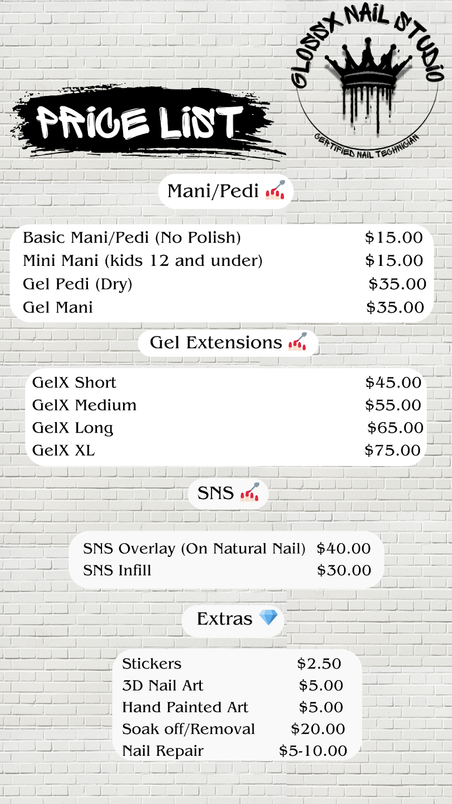 GlossX Nail Studio | 38 Adams St, Tara QLD 4421, Australia | Phone: 0460 600 374