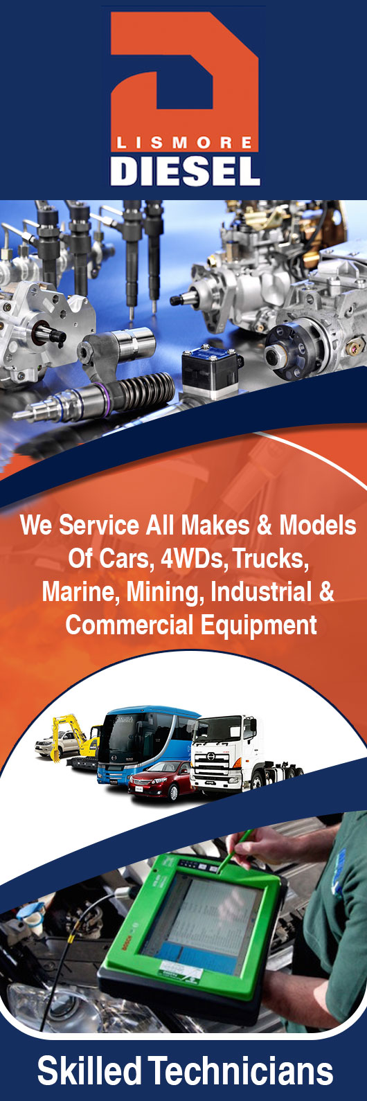 Lismore Diesel Centre Pty Limited | car repair | 180 Wilson St, South Lismore NSW 2480, Australia | 0266213412 OR +61 2 6621 3412