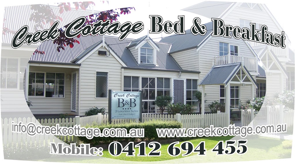 Creek Cottage Bed & Breakfast | lodging | 14 George St, Traralgon VIC 3844, Australia | 0412694455 OR +61 412 694 455
