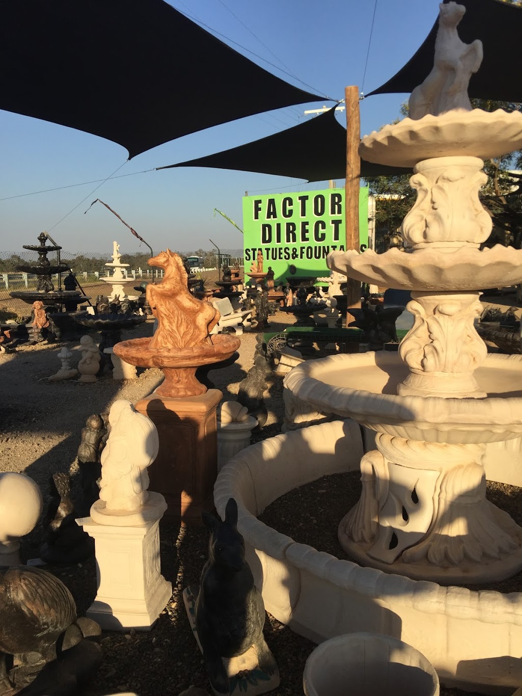 Factory direct statues and fountains | 4003 Warrego Hwy, Hatton Vale QLD 4341, Australia | Phone: 0403 118 635