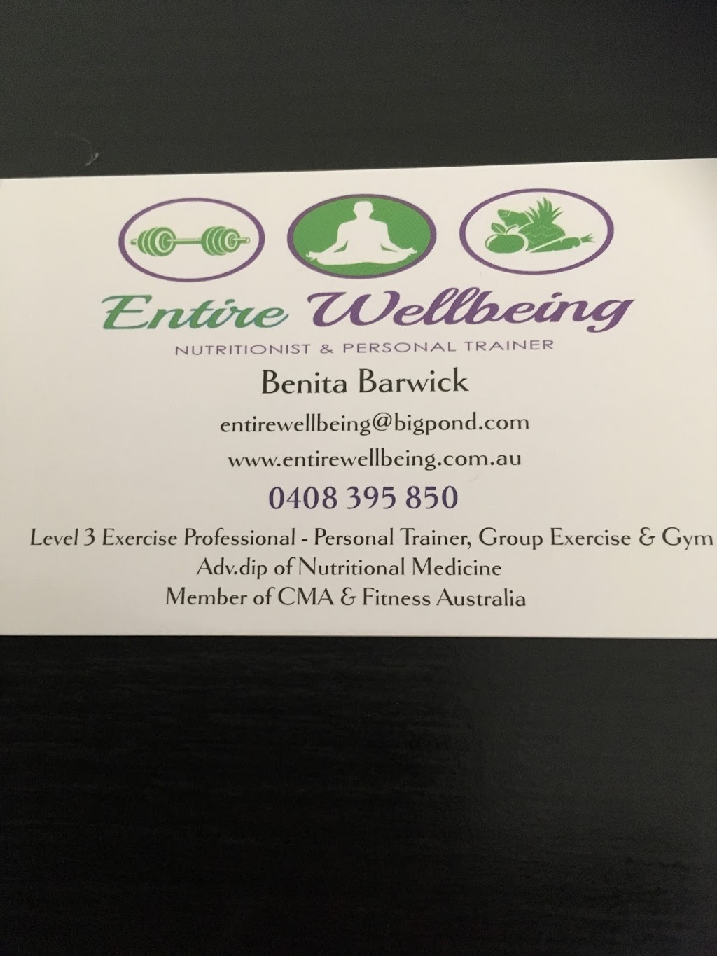 Entire Wellbeing | 27 Toolakea Beach Rd, Bluewater QLD 4818, Australia | Phone: 0408 395 850