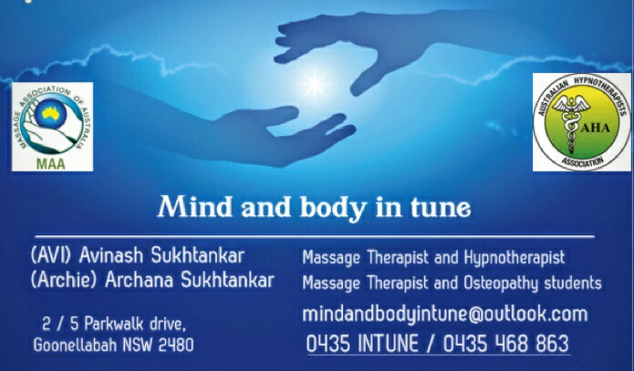 Mind And Body In Tune | 102 Brewster St, Lismore NSW 2480, Australia | Phone: 0435 468 863