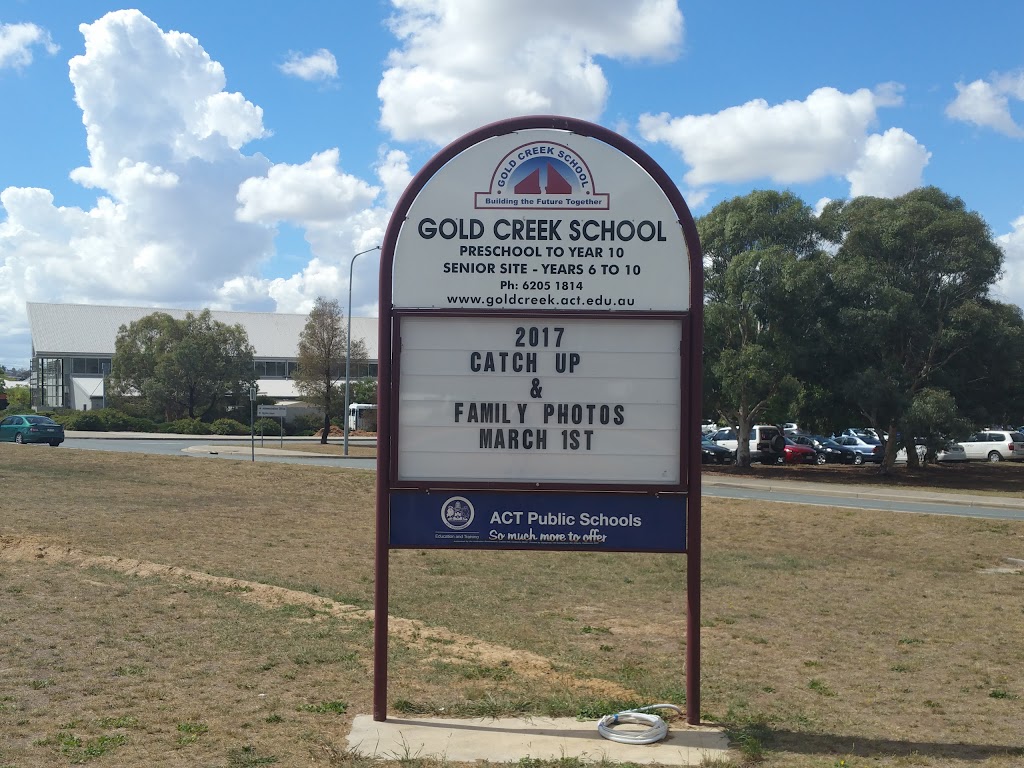 Gold Creek Senior Site | school | Clarrie Hermes Dr, Nicholls ACT 2913, Australia | 0261421300 OR +61 2 6142 1300