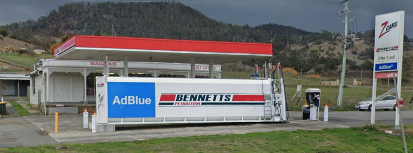 Bennetts Petroleum Bagdad - Unmanned | 41 Quarrytown Rd, Bagdad TAS 7030, Australia | Phone: (03) 6242 8200