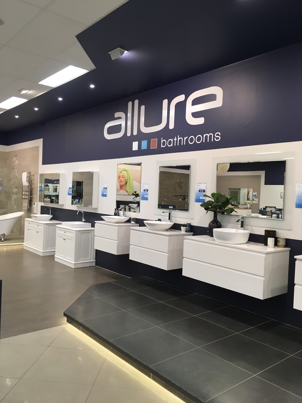 Allure Bathrooms Dandenong | home goods store | tenancy 4b/55-67 Frankston - Dandenong Rd, Dandenong VIC 3175, Australia | 0397949990 OR +61 3 9794 9990