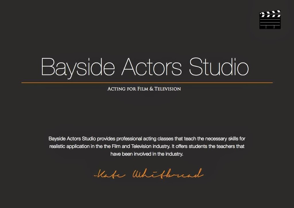 Bayside Actors Studio Brighton | 2 Wolseley Grove, Brighton VIC 3186, Australia | Phone: 0414 263 685