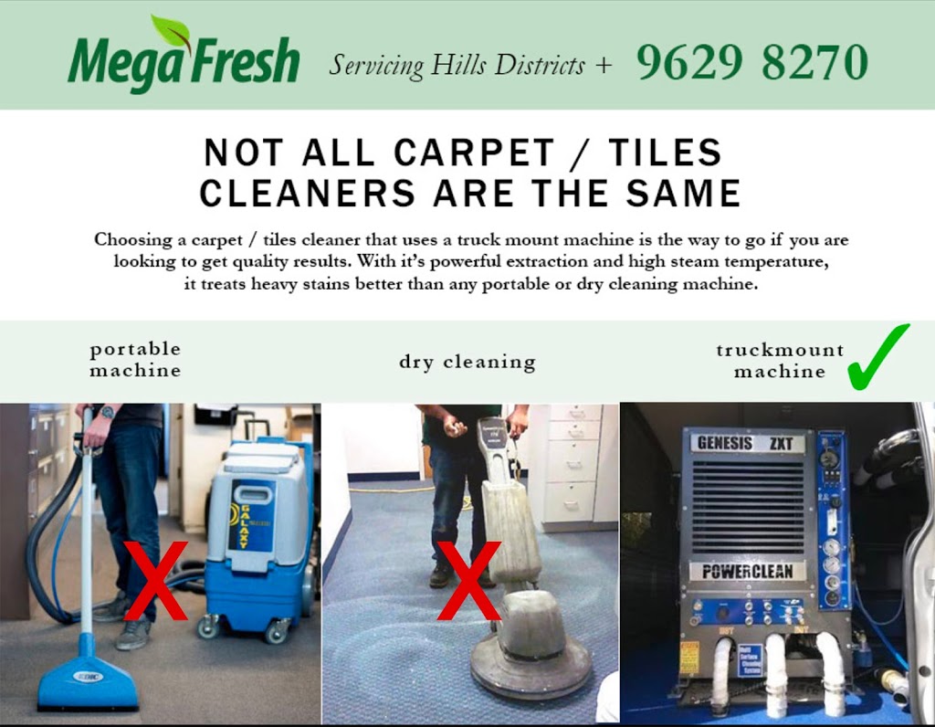 Megafresh Carpet and Tile Cleaning | laundry | Rothwell Circuit, Glenwood NSW 2768, Australia | 0296298270 OR +61 2 9629 8270