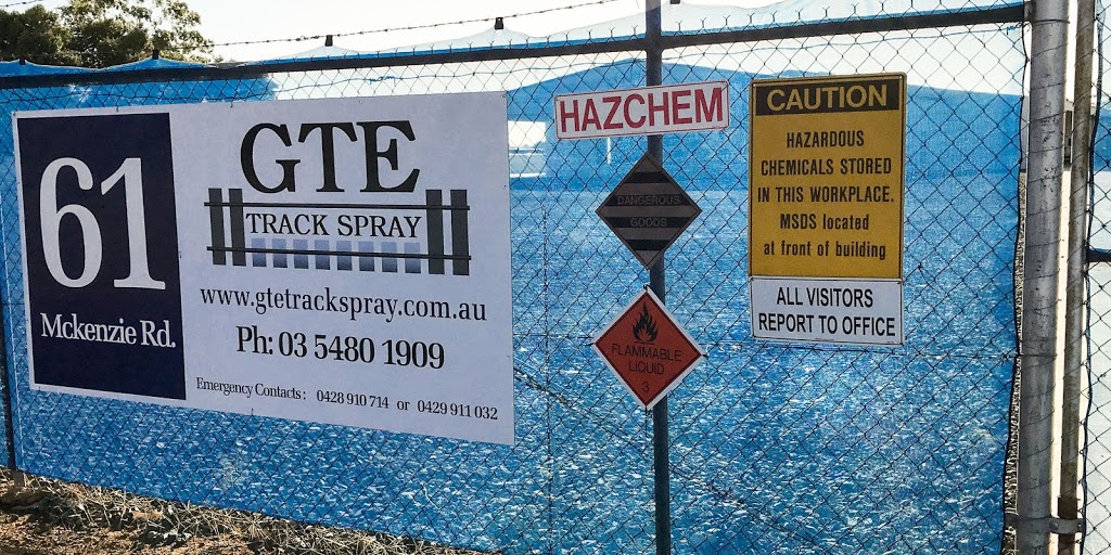 GTE Track Spray | 61 McKenzie Rd, Echuca VIC 3564, Australia | Phone: (03) 5480 1909