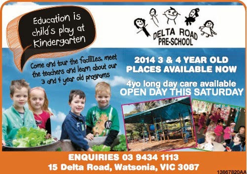 Delta Road Pre-School | school | 15 Delta Rd, Watsonia VIC 3087, Australia | 0394341113 OR +61 3 9434 1113