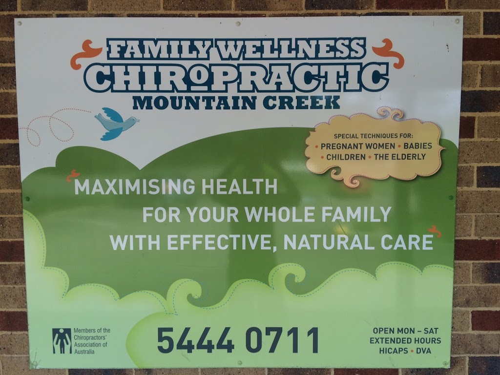 Family Wellness Chiropractic Mountain Creek | hospital | 8/126-130 Golf Links Rd, Mountain Creek QLD 4557, Australia | 0754440711 OR +61 7 5444 0711