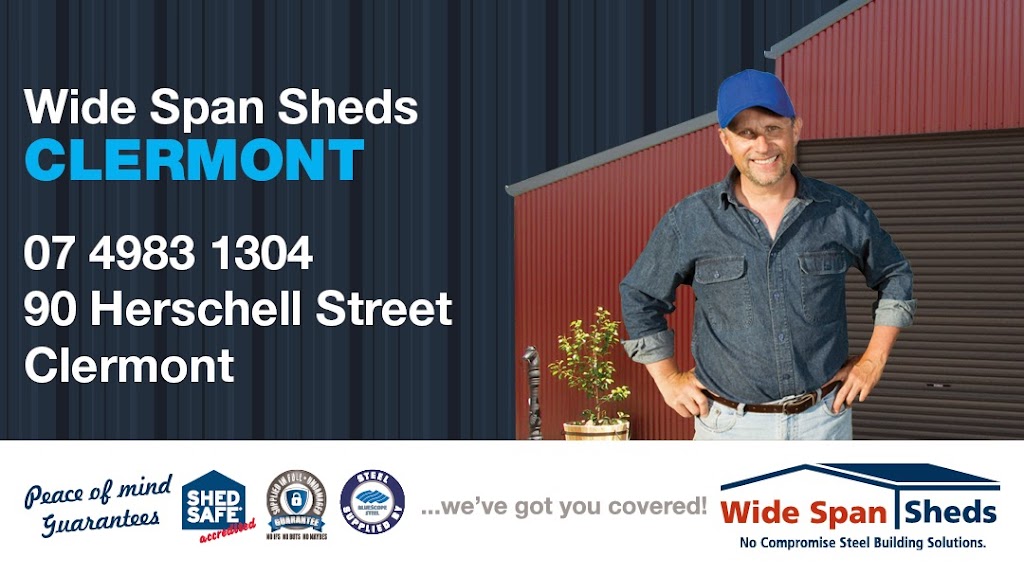 Wide Span Sheds Clermont | 90 Herschel St, Clermont QLD 4721, Australia | Phone: (07) 4983 1304