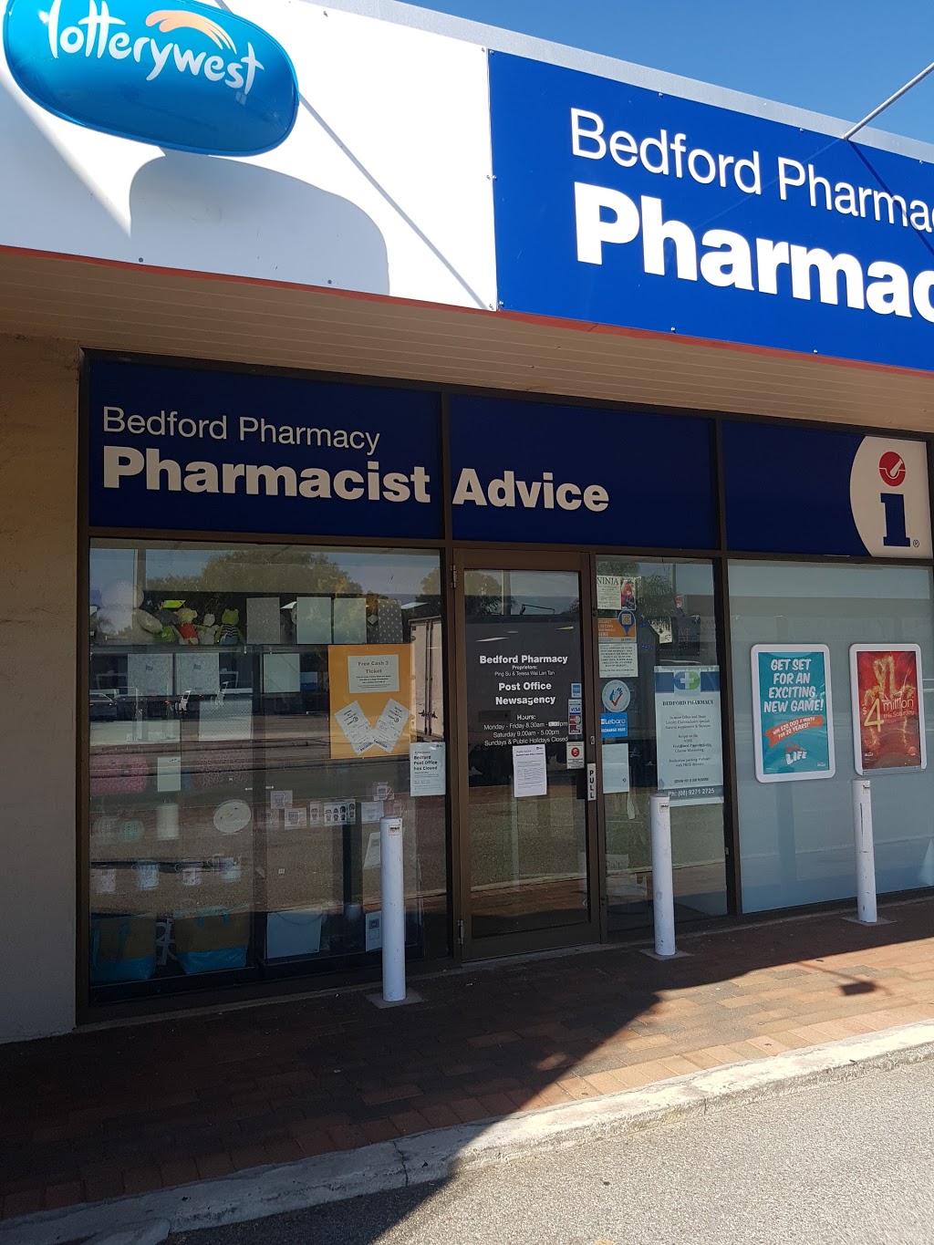 Bedford Pharmacy | pharmacy | 215 Grand Promenade, Bedford WA 6052, Australia | 0892712725 OR +61 8 9271 2725
