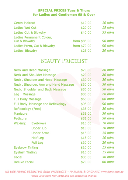 Pure at Heart Hair and Beauty Salon - Massage, Haridresser | hair care | 3 Lopez Way, Iluka WA 6028, Australia | 0400427066 OR +61 400 427 066