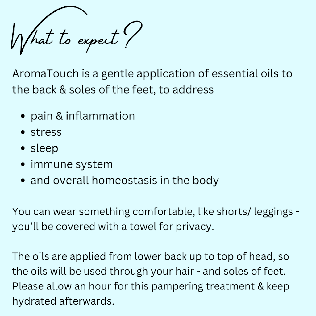 AromaTouch with Anna Foley | Thyrlene Ct, Boonah QLD 4310, Australia | Phone: 0413 757 268