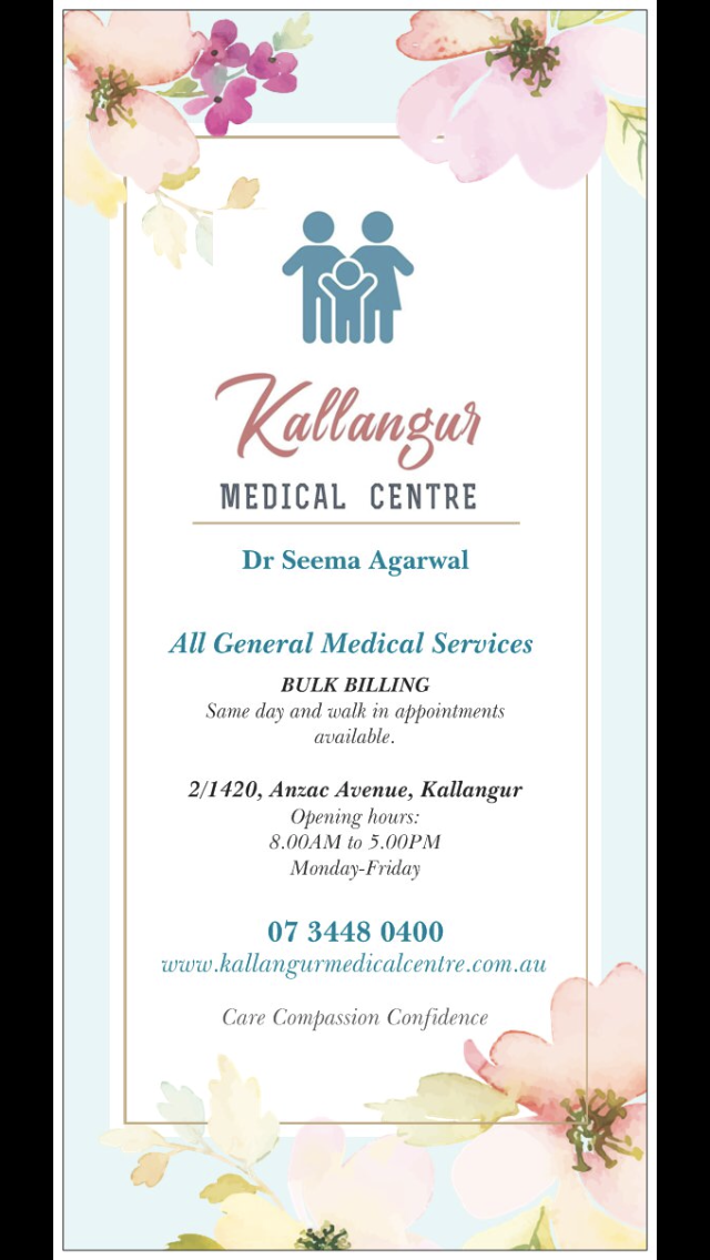 Kallangur Medical Centre | hospital | 2/1420 Anzac Ave, Kallangur QLD 4503, Australia | 0734480400 OR +61 7 3448 0400