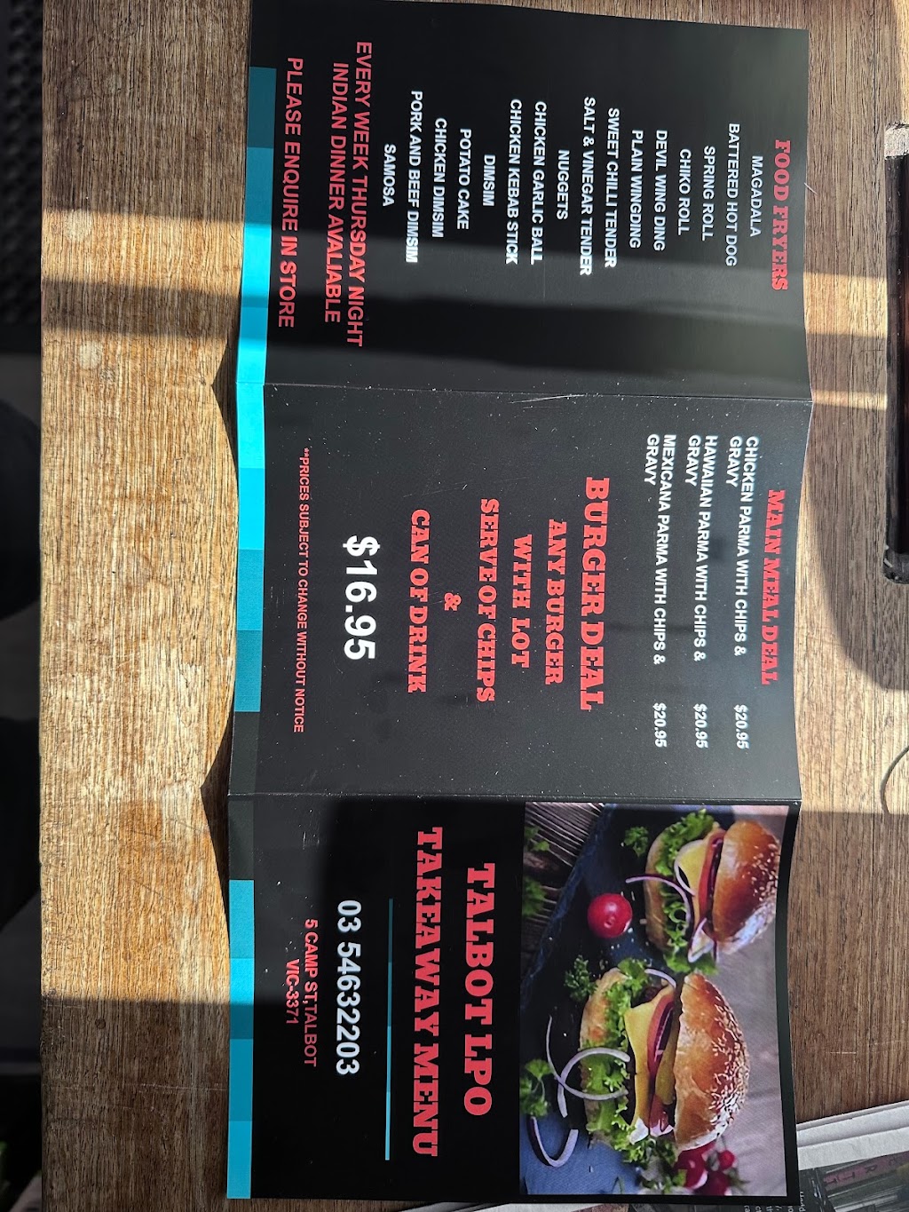 Talbot Lpo Food truck & General store | 5 Camp St, Talbot VIC 3371, Australia | Phone: (03) 5463 2203