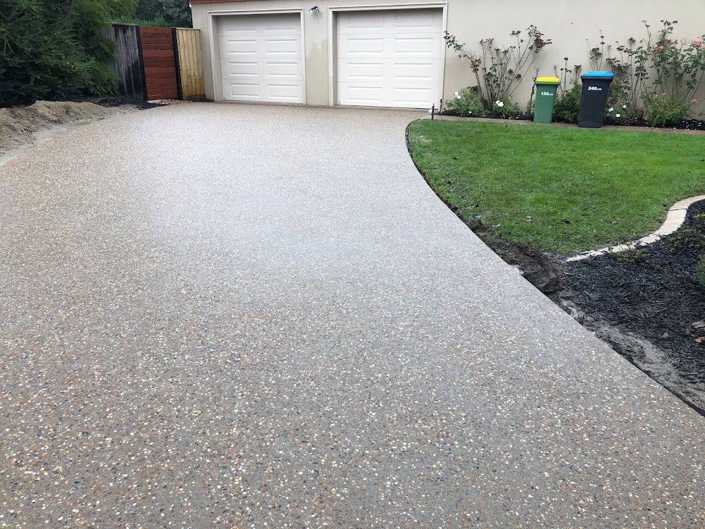 Exposed aggregate Concrete | 69 Heany Park Rd, Rowville VIC 3178, Australia | Phone: (03) 9764 3133