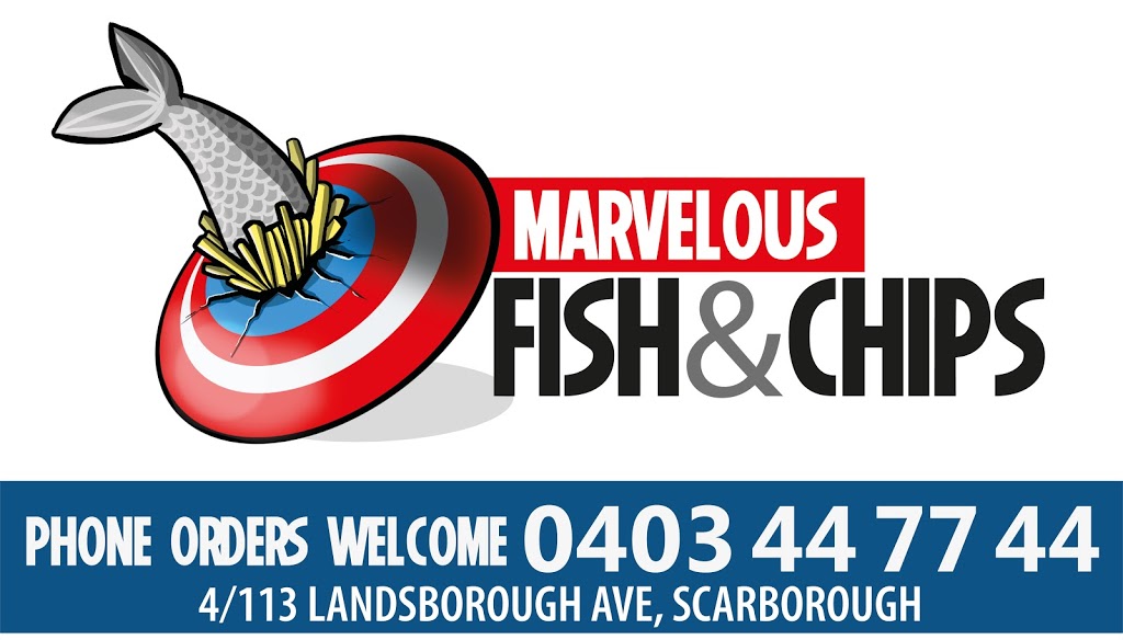 Marvelous Fish & Chips | meal takeaway | 4/113 Landsborough Ave, Scarborough QLD 4020, Australia | 0403447744 OR +61 403 447 744