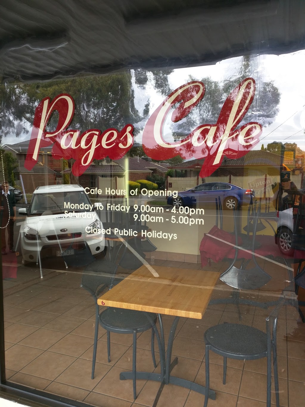 Pages Cafe | cafe | 4/6-8 Vicki St, Blackburn South VIC 3130, Australia | 0392627441 OR +61 3 9262 7441