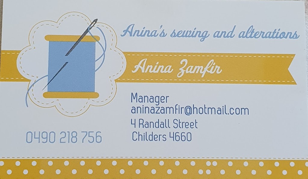 Aninas unique designs crafts and ghifts | clothing store | 4 Randall St, Childers QLD 4660, Australia | 0490218756 OR +61 490 218 756