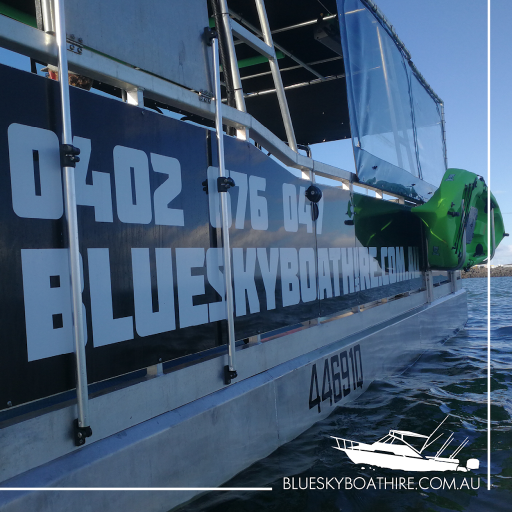 Blue Sky Boat Hire Hervey Bay | C/- Fishermans Wharf Marina, 864 Boat Harbour Dr, Urangan QLD 4655, Australia | Phone: 0402 676 047