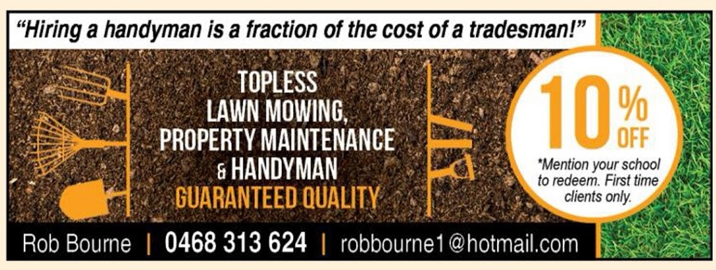 Topless lawn mowing & property maintenance |  | 123 Settlement Rd, Curra QLD 4570, Australia | 0492883404 OR +61 492 883 404