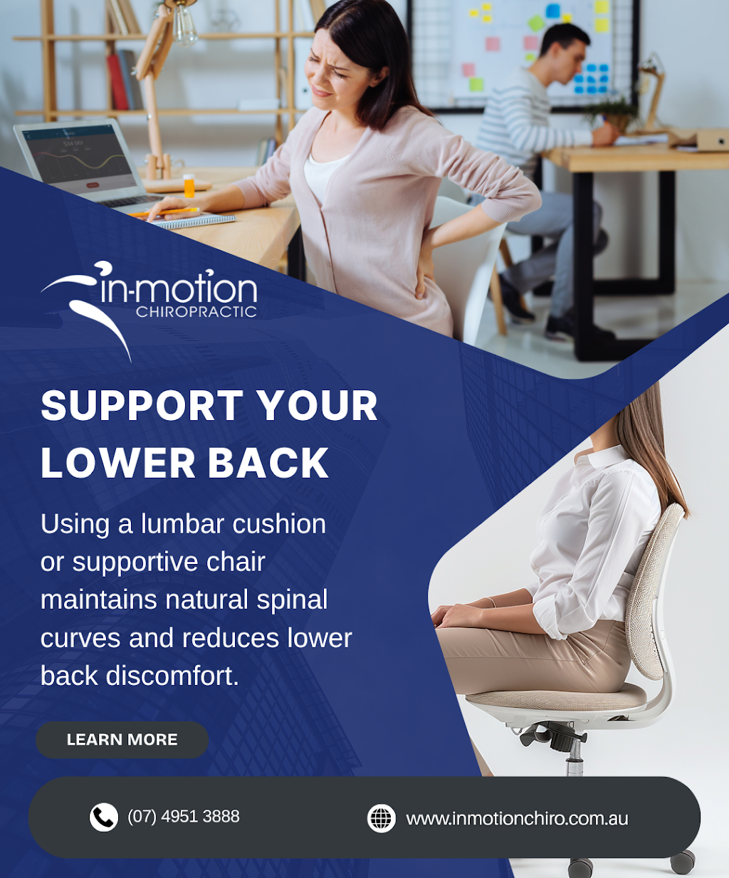 In-Motion Chiropractic | Health and Medical Hub, Office 4/93 Willetts Rd, North Mackay QLD 4740, Australia | Phone: (07) 4951 3888