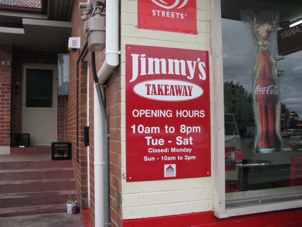 Jimmys Takeaway Lamb Yeeros | meal takeaway | 147 Woodward St, Orange NSW 2800, Australia | 0263603746 OR +61 2 6360 3746