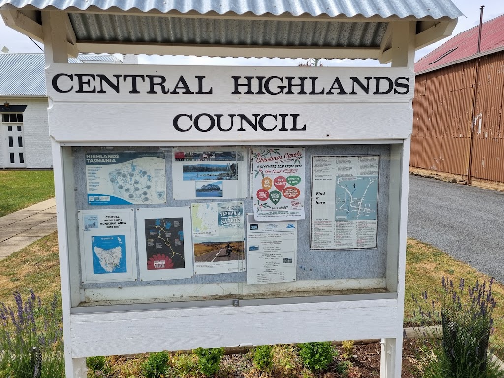 Central Highlands Council |  | 19 Alexander St, Bothwell TAS 7030, Australia | 0362595503 OR +61 3 6259 5503