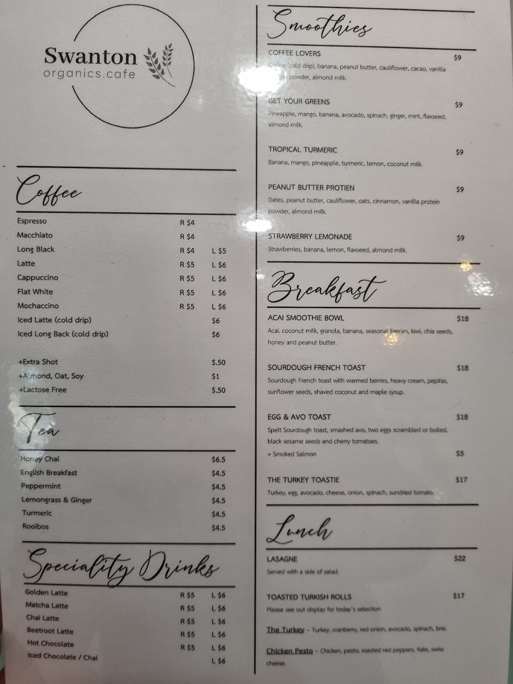 Swanton Organics Cafe | 109 Market St, Balranald NSW 2715, Australia | Phone: 0494 093 677
