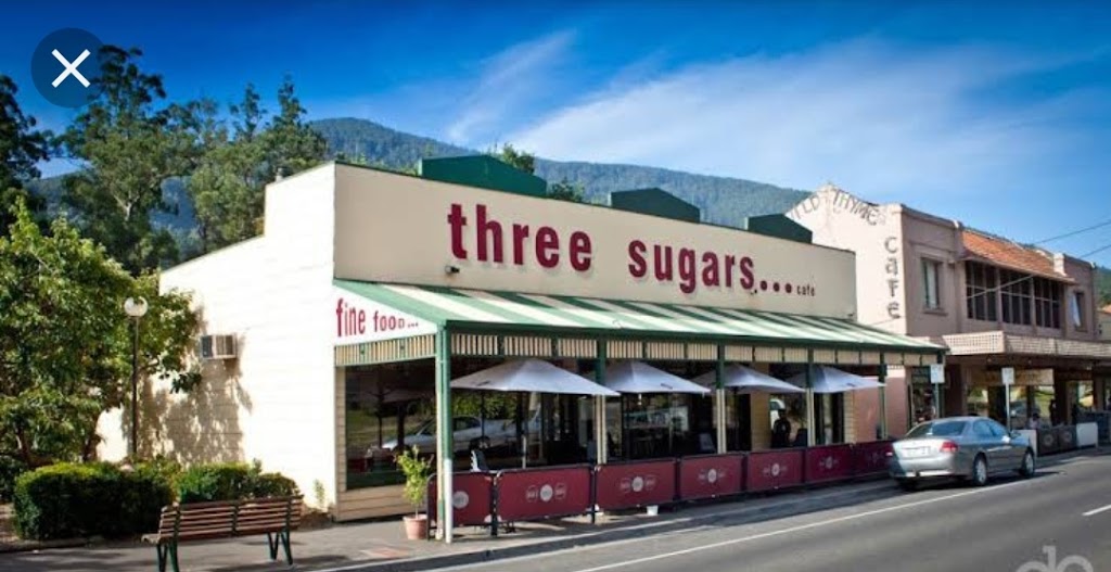 Three Sugars Cafe | cafe | 3389 Warburton Hwy, Warburton VIC 3799, Australia | 0359669521 OR +61 3 5966 9521