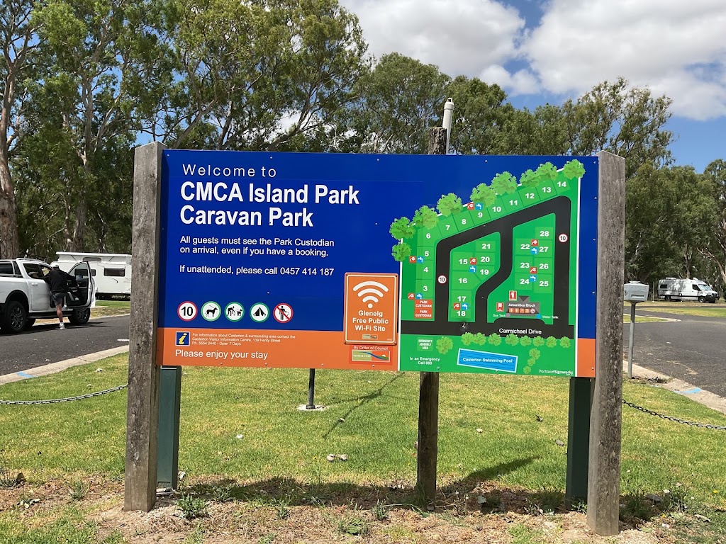 CMCA Island Park Caravan Park | M Carmichael Dr, Casterton VIC 3311, Australia | Phone: 0457 414 187