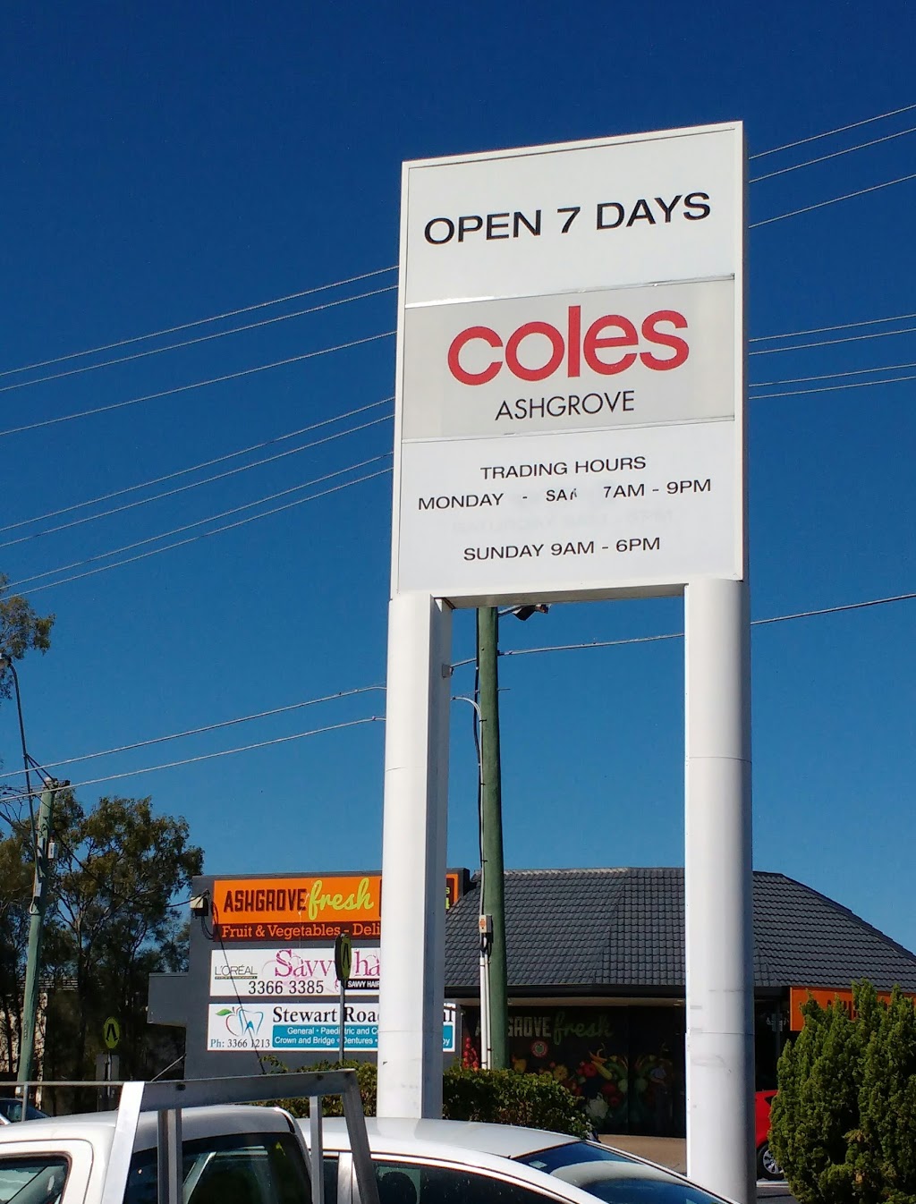 Coles Ashgrove | supermarket | 17 Stewart Rd, Ashgrove QLD 4060, Australia | 0733665877 OR +61 7 3366 5877