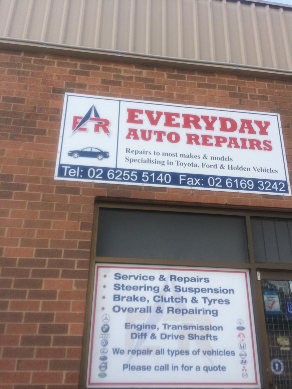 Everyday Auto Repair and Tyres | car repair | 2/5-7 Felton St, Mitchell ACT 2911, Australia | 0262555140 OR +61 2 6255 5140
