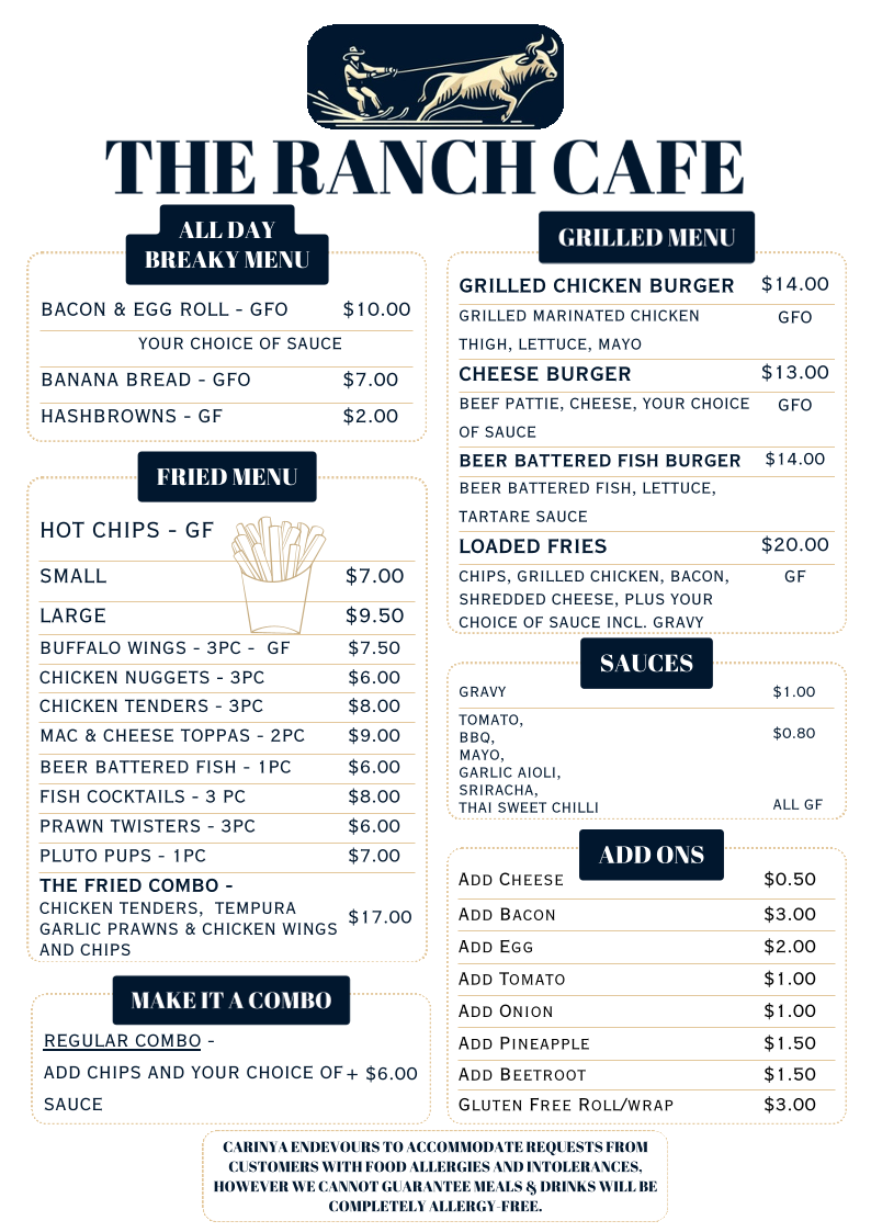 The Ranch Café | 2720 River Rd, Wisemans Ferry NSW 2775, Australia | Phone: 0448 837 639