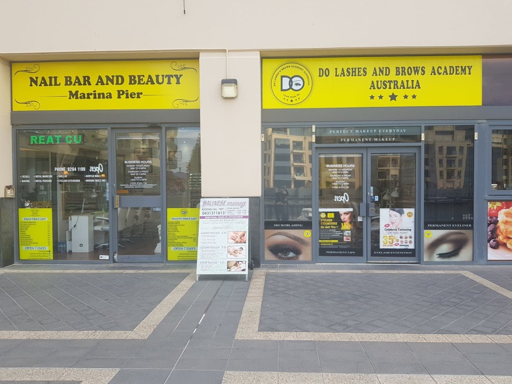 Marina Pier Nail Bar and Beauty | beauty salon | Shop R21 Marina Pier Holdfast Shores Shopping Centre, Glenelg SA 5045, Australia | 0882941199 OR +61 8 8294 1199
