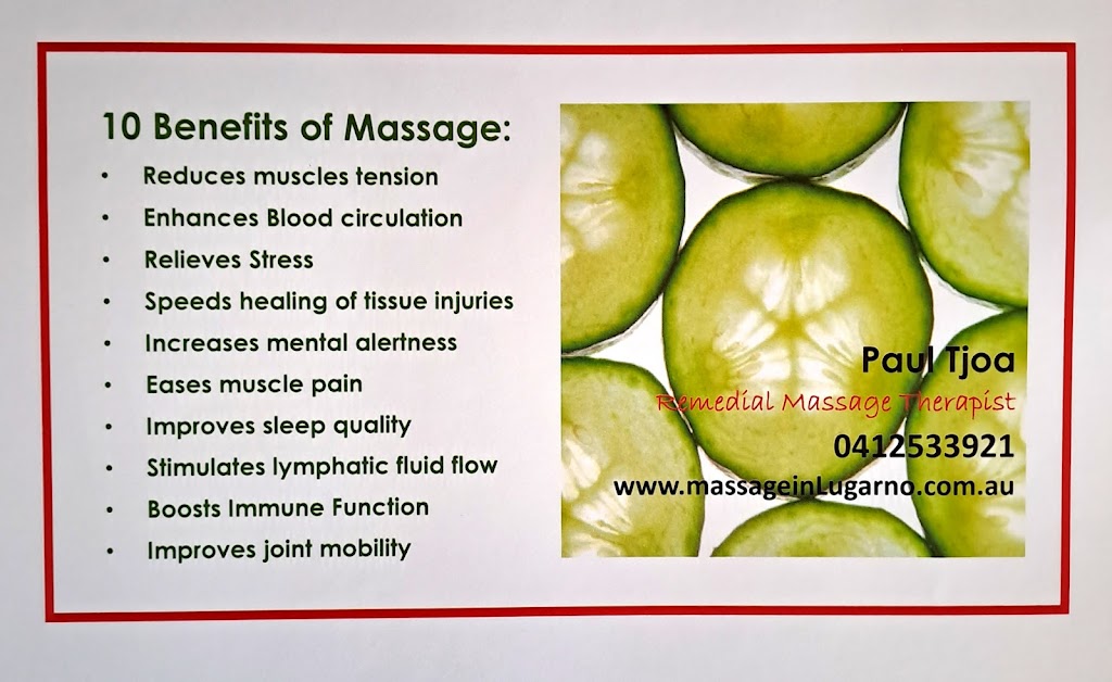 Massage in Lugarno | 63 Blackbutt Ave, Lugarno NSW 2210, Australia | Phone: 0412 533 921