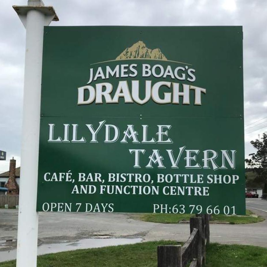 Lilydale Tavern | restaurant | 1983 Main Rd, Lilydale TAS 7268, Australia | 0363796601 OR +61 3 6379 6601