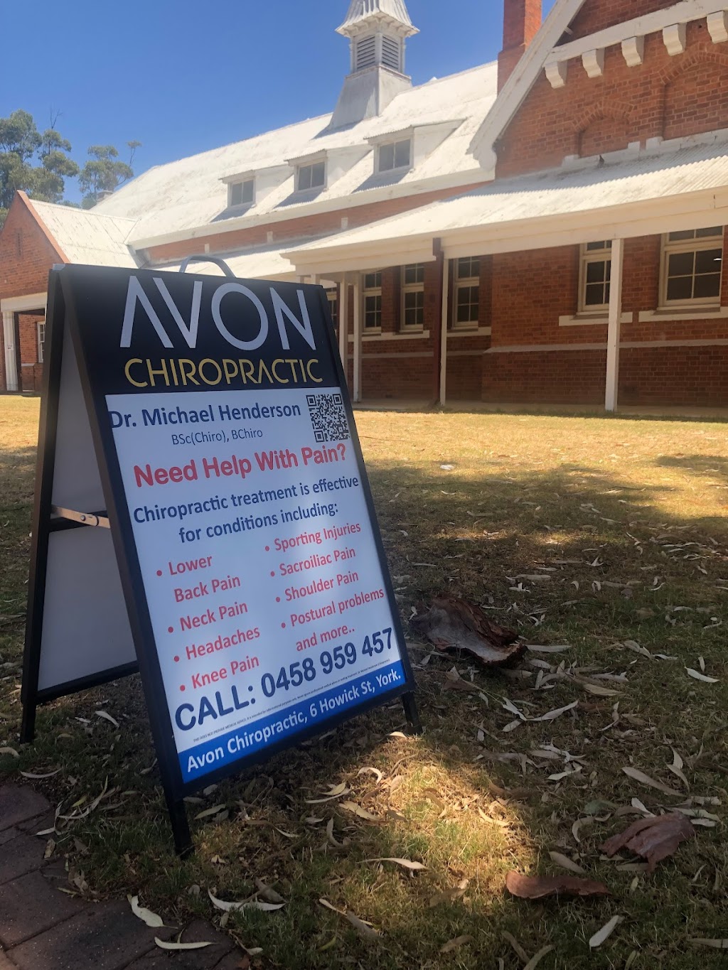 Avon Chiropractic | health | 6 Howick St, York WA 6302, Australia | 0458959457 OR +61 458 959 457
