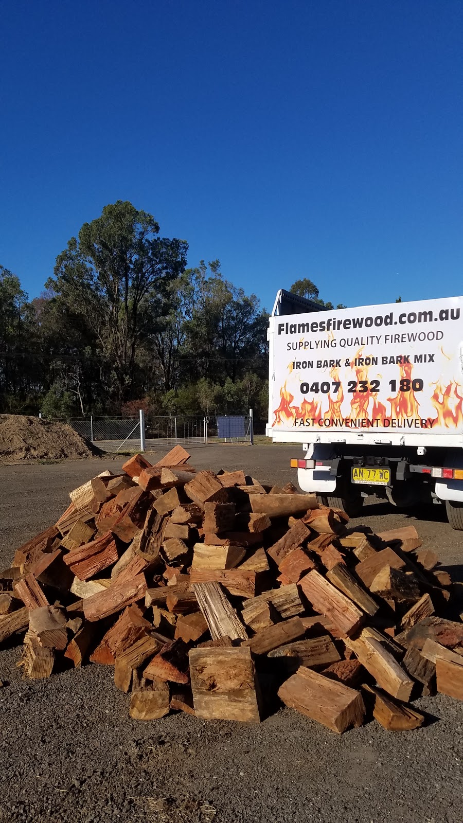 Flames Firewood | 41a St Marys Rd, Berkshire Park NSW 2765, Australia | Phone: 0407 232 180