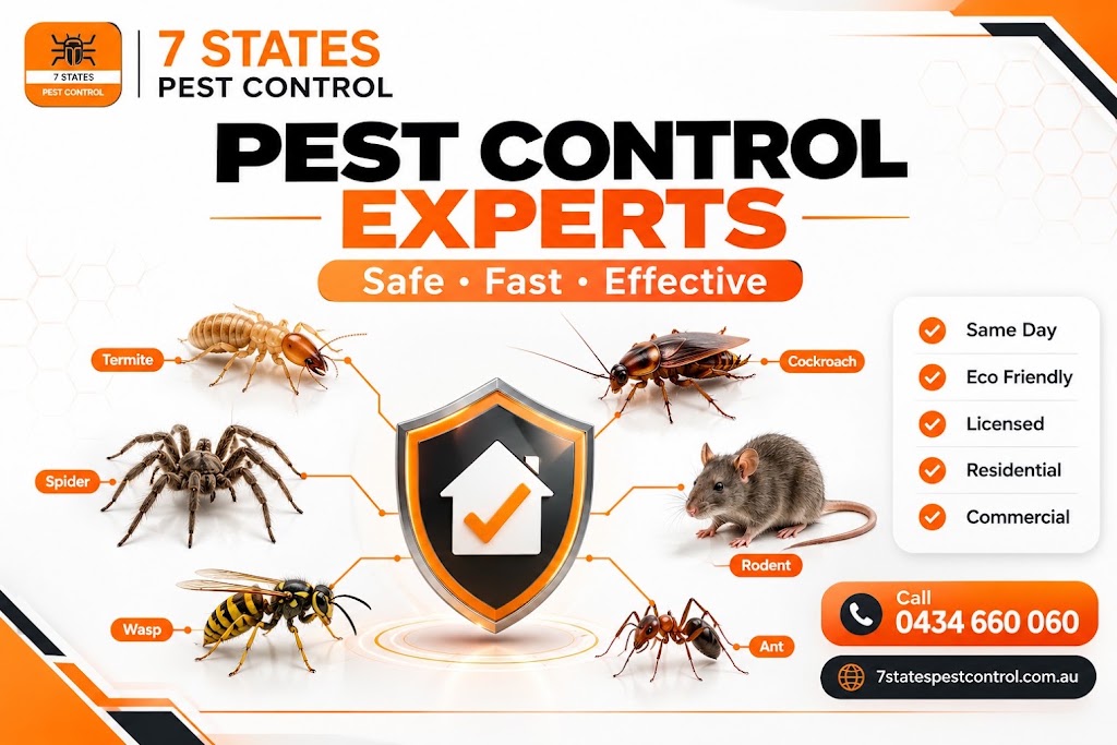 7 States pest control Seymour | 40 Goulburn St, Seymour VIC 3660, Australia | Phone: 0434 660 060