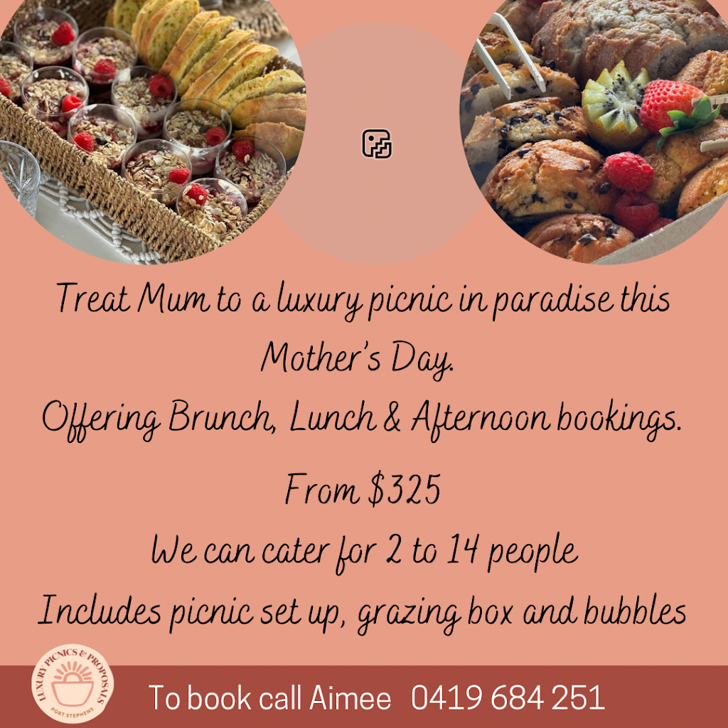 Port Stephens Luxury Picnics & Proposals | 4105 Nelson Bay Rd, Anna Bay NSW 2316, Australia | Phone: 0419 684 251